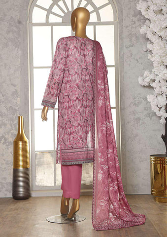 Asasa Digital Printed Emb Lawn Un Stitched 3 Pcs  HZ-1