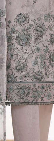 HZ Textiles – Mehak Slub Lawn Embroidered Collection Vol-02 D-2