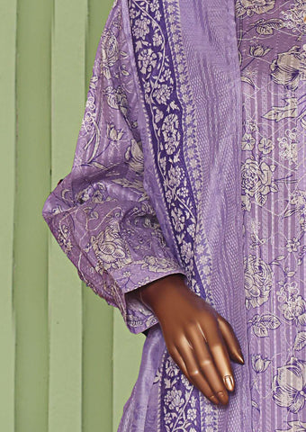 Dhagakari NinoKara Emb Coll Vol-2 Un Stitched 3Pcs  HZ-1