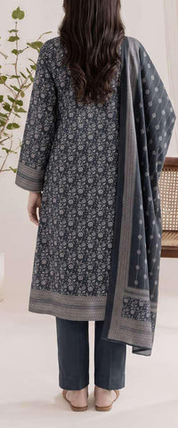 VS Textiles Pashmina Dhanak Printed Unstitched 3 Piece Suit D-14
