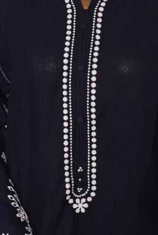 SADABAHAR Luxury Khaddar Karandi with Palachi Shawl 3Pc Stitched D-04