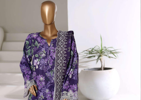 Laser Fusion Chikankari Khaddar 3Pc RTW Coll By Sadabahar D-5