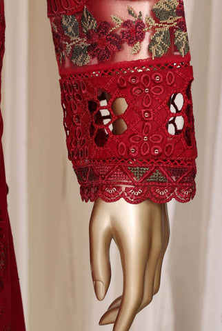 Sadabahar Luxury Embroidered Cotton Stitched 3 Piece Suit D-2