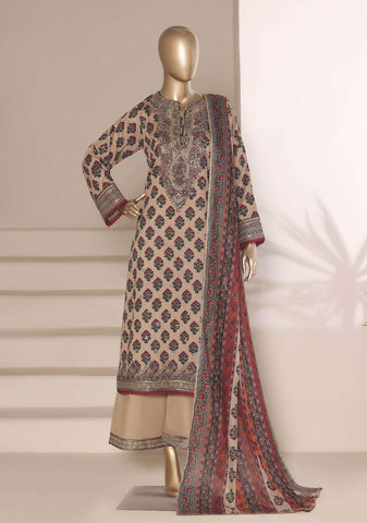 Regal by Sadabahar | Embroidered Festive 3 Piece Stitched Lawn Suit D-4