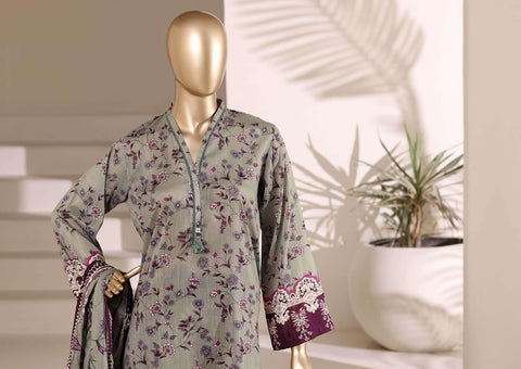 Sadabahar Vol-08 | Printed Lawn 3 Piece Stitched Suit D-5
