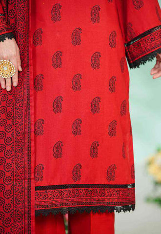 VS DAMAN Exclusive Printed Lawn Unstitched 3 Piece Suit D-7