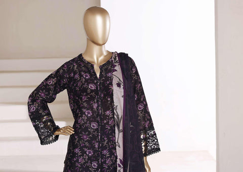 Sadabahar Festive Embroidered Lawn Stitched 3 Piece Suit D-5