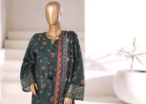 Malika Vol-2 Khaddar Embroidered 3 Piece Ready To Wear SB-6