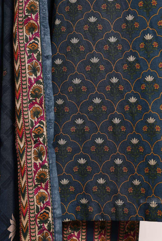 Sadabahar Luxury Lawn | Printed 3 Piece Stitched Suit D-4