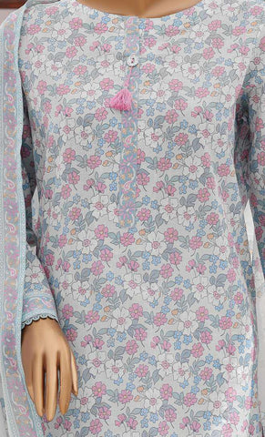 Everyday Prints by HZ Textiles | Printed Lawn 3 Piece Unstitched Suit D-2