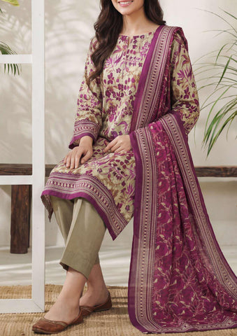 Daman Exclusive | Printed Lawn 3 Piece Unstitched Suit D-3