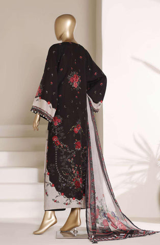 Sadabahar Kaftaan | Printed 3 Piece Stitched Viscose Suit D-5