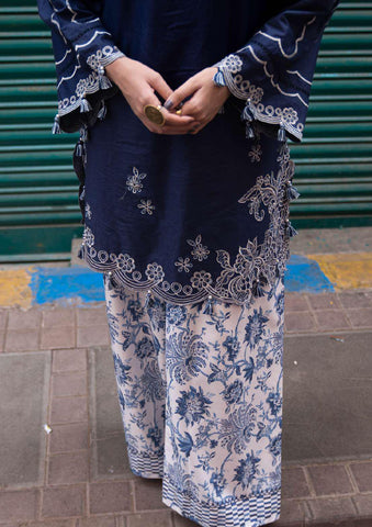RANG 2 Piece Stitched Embroidered Cotton Suit D-4