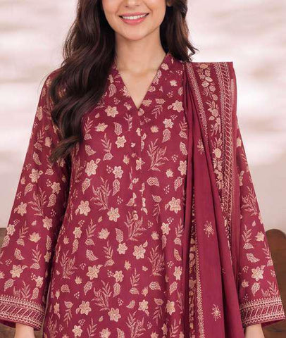 Daman Exclusive by VS Textiles | Printed Cambric 3 Piece Unstitched Suit D-3