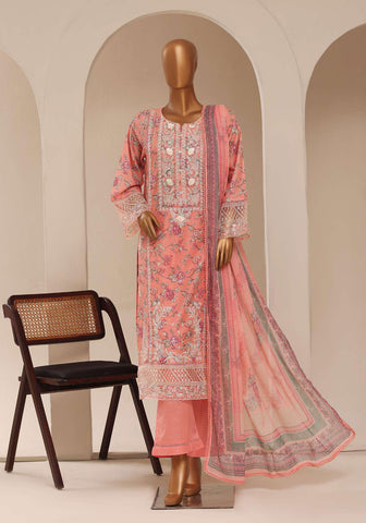 Sadabahar Signature Embroidered Stitched 3 Piece Suit D-5