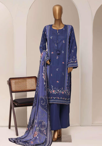 Sadabahar – Printed Lawn | 3 Piece Stitched Suit D-4