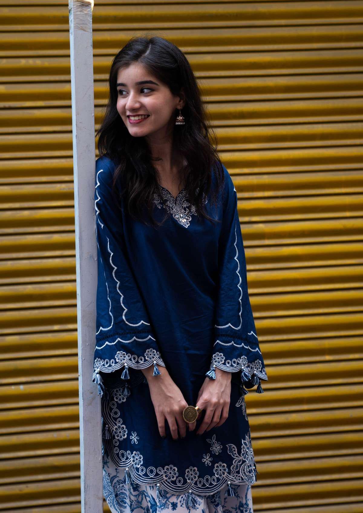 RANG 2 Piece Stitched Embroidered Cotton Suit D-4