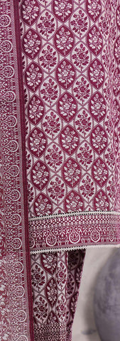 Co-Ords 3Pc Printed Khaddar Un-Stitched Coll By Hz-2