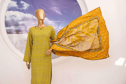 Linen Wintry Shawl Printed Collection Vol-2  D 05