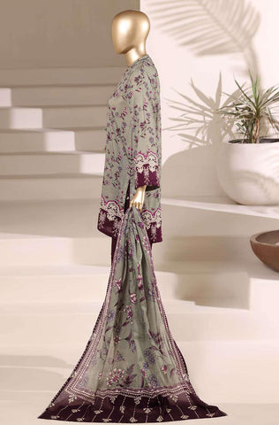 Sadabahar Vol-08 | Printed Lawn 3 Piece Stitched Suit D-5