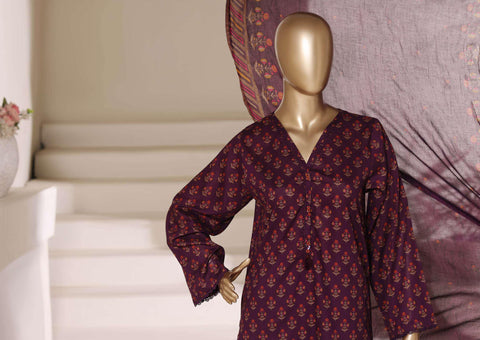 Sadabahar Luxury Lawn | Printed 3 Piece Stitched Suit D-5