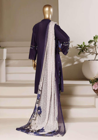 Eclair by Sadabahar | Embroidered Lawn 3 Piece Stitched Suit D-3