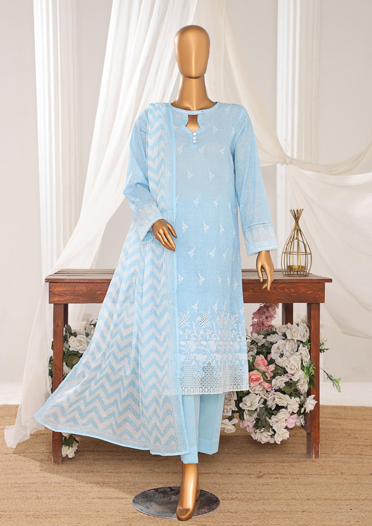Nakshkari Embroidered Collection By Hz D-07