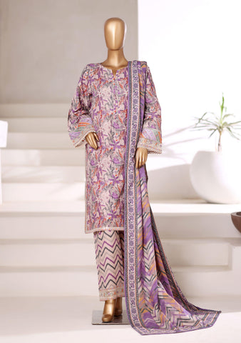 Malika Vol-2 Khaddar Embroidered 3 Piece Ready To Wear SB-1