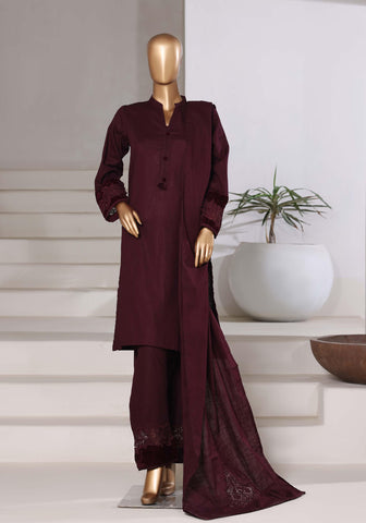 Sadabahar Premium Emb Cross Texture RTW 3 Piece Suit D-1