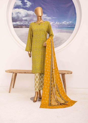 Linen Wintry Shawl Printed Collection Vol-2  D 05