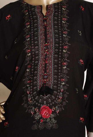 Sadabahar Kaftaan | Printed 3 Piece Stitched Viscose Suit D-5
