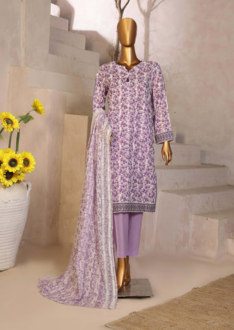 Dhagakari Embroidered Lawn Un Stitched 3 Pcs  Coll 2025 D-06