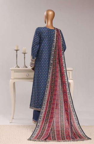 Regal by Sadabahar Vol-3 | Embroidered Lawn 3 Piece Stitched Suit D-5