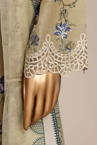 Malika by Sadabahar Vol-4 | Festive Embroidered Lawn 3 Piece Stitched Suit D-2