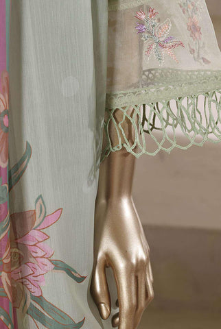 Multi Chickenkari by Sadabahar | Heavy Embroidered Lawn 3 Piece Stitched Suit D-4