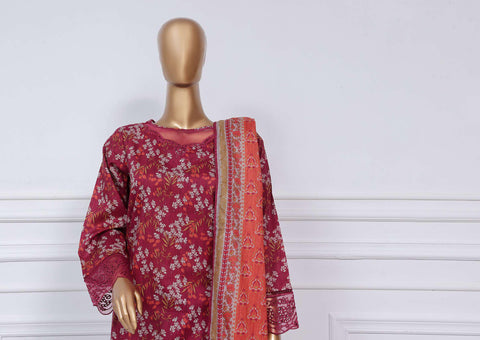 Luxury Cutwork Lawn 3 pcs Ready To Wear Coll-25 Vol-1  D-05