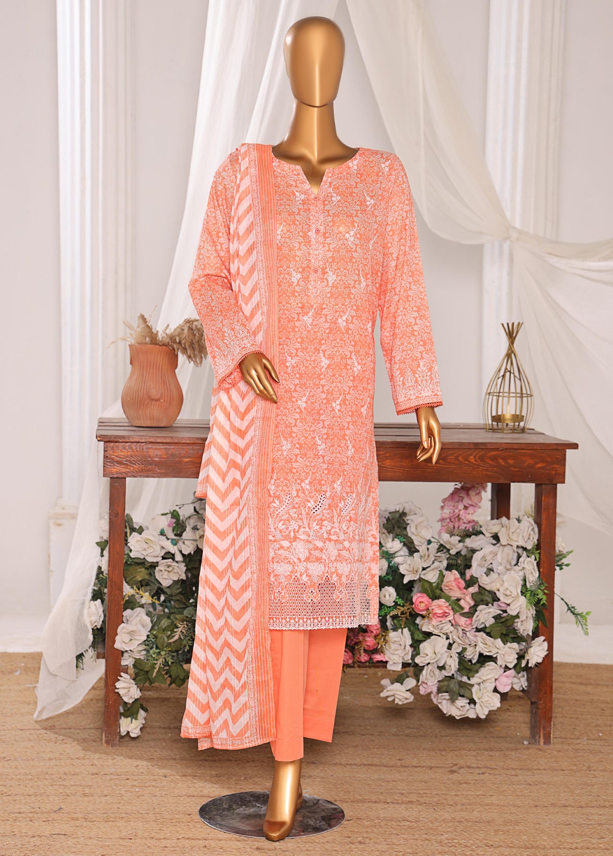 Nakshkari Embroidered Collection By Hz D-02