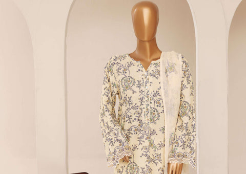 Raya by Sadabahar Embroidered Stitched 3 Piece Suit D-2