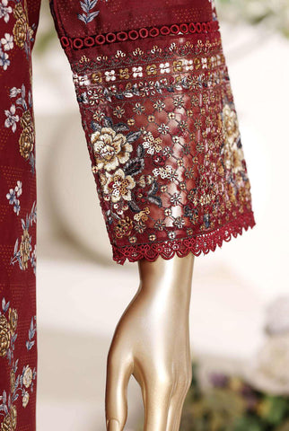 Sadabahar Regal Embroidered Lawn Stitched 3 Piece Suit D-5