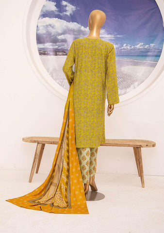 Linen Wintry Shawl Printed Collection Vol-2  D 05