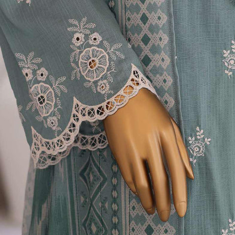 Oriental Printkari by HZ Textiles | Embroidered 3 Piece Unstitched Lawn Suit D-7