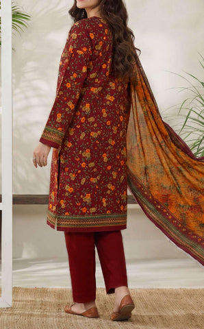Daman Exclusive | Printed Lawn 3 Piece Unstitched Suit D-4