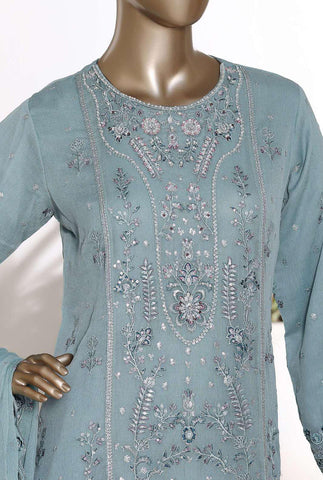 Sadabahar AFSANEE | Heavy Embroidered Chiffon 3 Piece Stitched Suit D-4