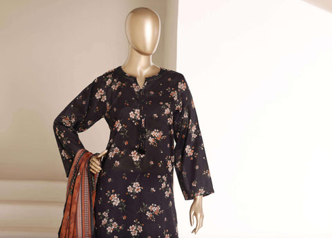 SADABAHAR Luxury Printed Lawn | 3 Piece Stitched Suit D-5