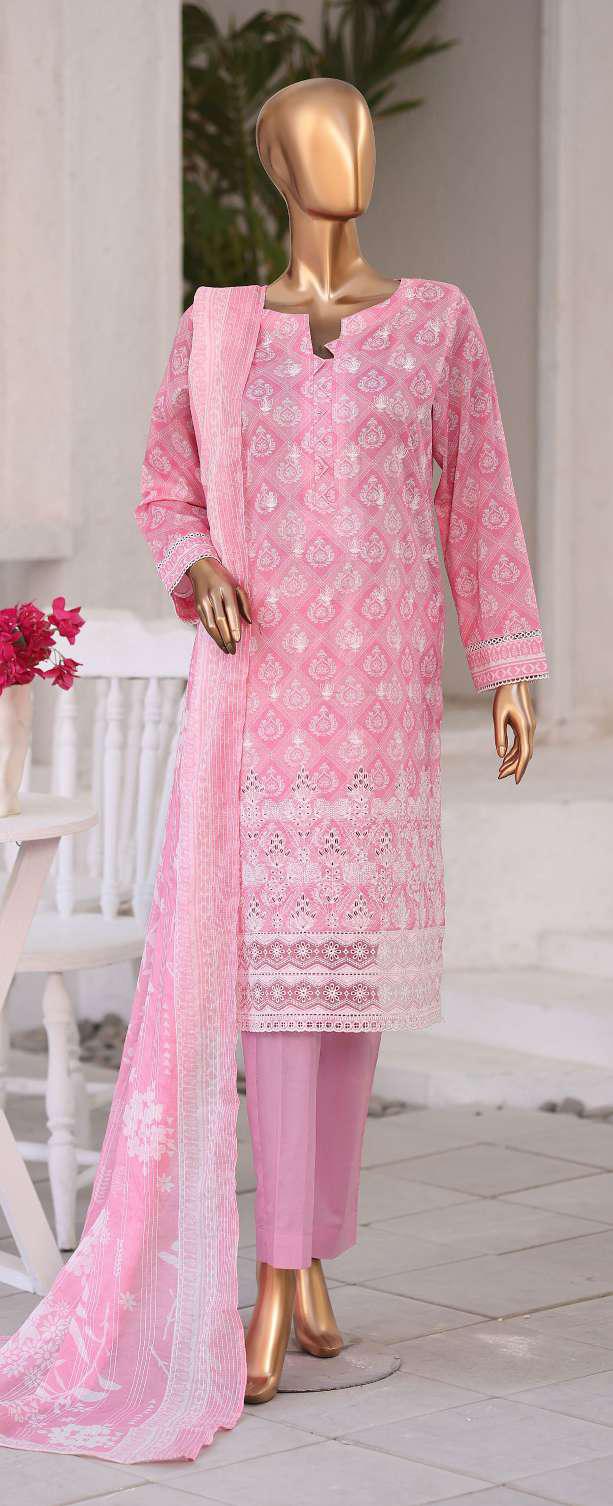 Nakshkari by HZ Textiles | Embroidered Lawn 3 Piece Unstitched Suit D-3