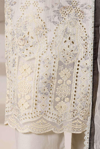 Luxury Lawn Chikankari Embroidered 3 Piece Stitched Collection By Sadabahar D-6