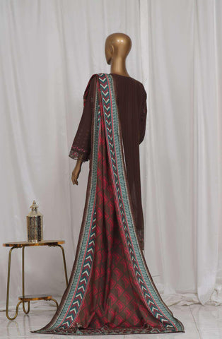 Luxury Embroidered Khaddar Coll:Vol-1  D-05  STITCHED 3 PCS