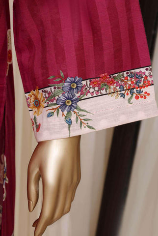 Sadabahar Printed Khaddar Stitched 3 Piece Suit D-6