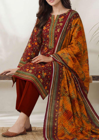 Daman Exclusive | Printed Lawn 3 Piece Unstitched Suit D-4