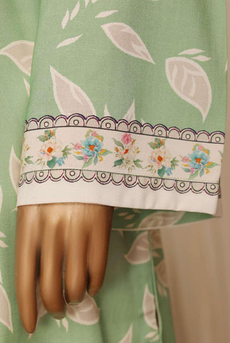 Sadabahar Printed Linen Stitched 3 Piece Suit D-4
